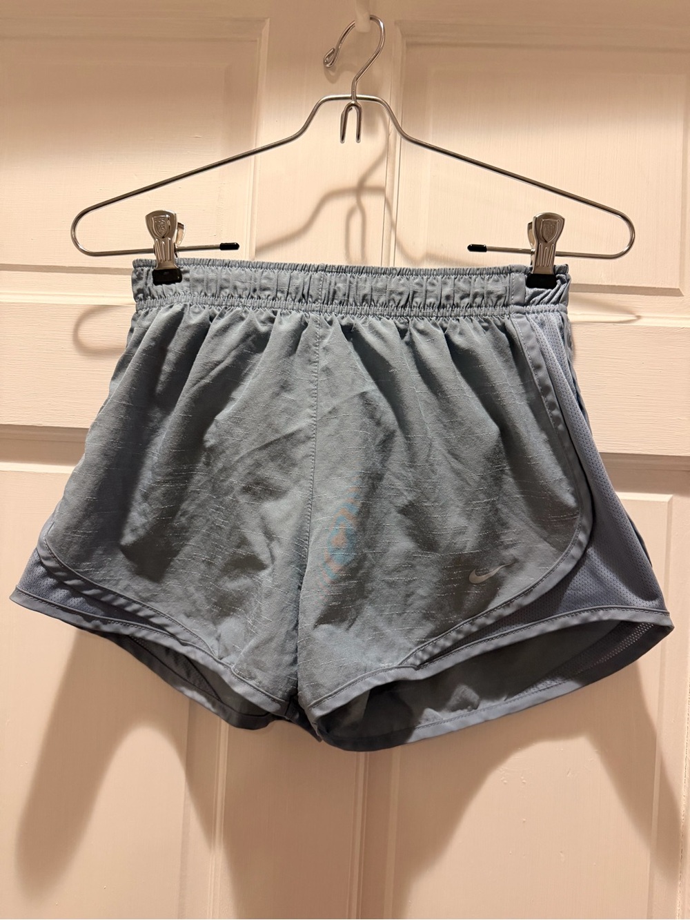 Nike Women's Pale Blue Athletic Running Shorts